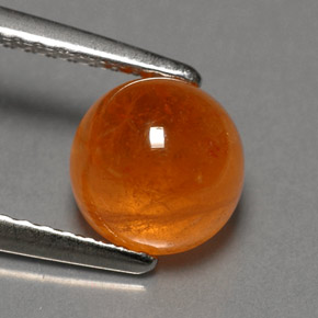 Granato spessartite naturale arancione da 2,87 ct, trasparente, trasparente/traslucido