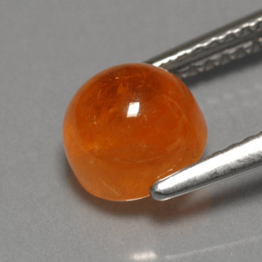 Granato spessartite naturale arancione da 2,87 ct, trasparente, trasparente/traslucido
