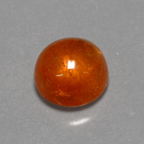 Granato spessartite naturale arancione da 2,17 ct, trasparente, trasparente/traslucido