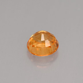 Granato spessartite naturale arancione da 1,19 ct, taglio rotondo, VS