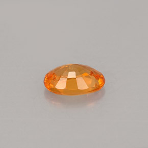 Granato spessartite naturale arancione da 0,60 ct, taglio ovale, VS-SI