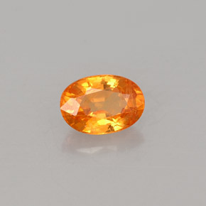 Granato spessartite naturale arancione da 0,73 ct, taglio ovale, VS-SI