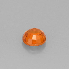 Granato spessartite Mandarino naturale da 0.71 ct, Taglio rotondo, VS