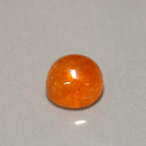 Granato spessartite naturale arancione da 2,37 ct, trasparente, trasparente/traslucido