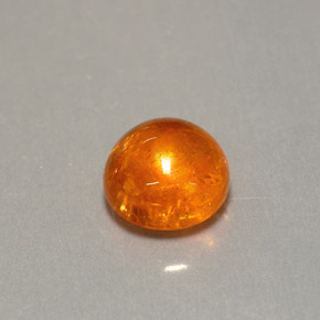 Granato spessartite naturale arancione da 2,32 ct, trasparente, trasparente/traslucido
