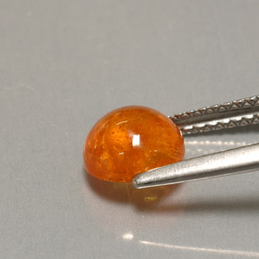 Granato spessartite naturale arancione da 2,32 ct, trasparente, trasparente/traslucido