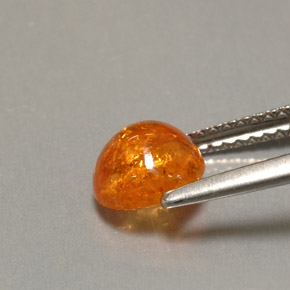 Granato spessartite Arancione naturale da 2.04 ct, Trasparente, Trasparente/Traslucido