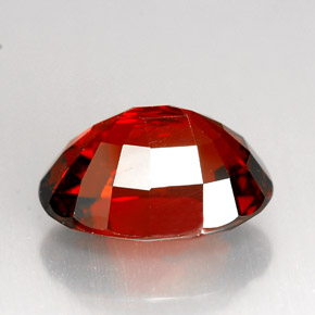 Granato spessartite naturale rosso da 9,65 ct, taglio ovale, VS