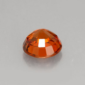 Granato spessartite naturale arancione da 1,06 ct, taglio rotondo, VS
