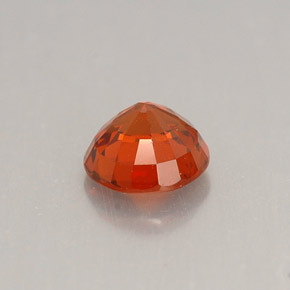 Granato spessartite naturale arancione da 0,93 ct, taglio rotondo, VS