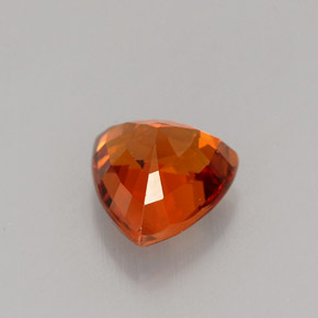 Granato spessartite naturale arancione da 1,55 ct, trillion, VS