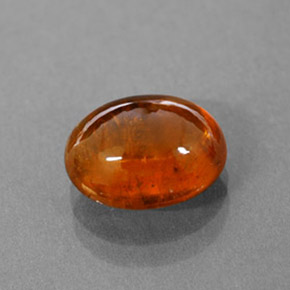 Granato spessartite naturale arancione da 3,17 ct, trasparente, trasparente/traslucido