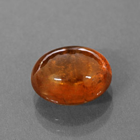 Granato spessartite naturale arancione da 3,66 ct, trasparente, trasparente/traslucido