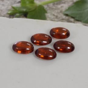 Granato spessartite naturale arancione da 4,97 ct, trasparente, trasparente/traslucido