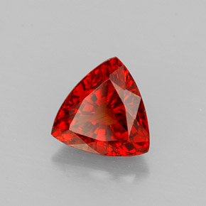 Granato spessartite naturale arancione da 1,39 ct, trillion, VS