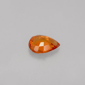 Granato spessartite naturale arancione da 0,37 ct, taglio a pera, VS