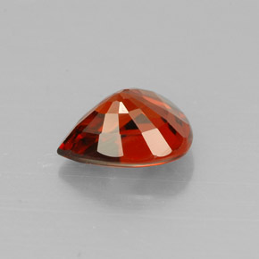 Granato spessartite naturale arancione da 1,42 ct, taglio a pera, VVS