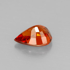 Granato spessartite naturale arancione da 1,33 ct, taglio a pera, VS