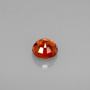 Granato spessartite naturale arancione da 0,75 ct, taglio rotondo, VVS-VS