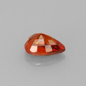 Granato spessartite Arancione rossastra naturale da 1.10 ct, Forma a pera, VVS-VS