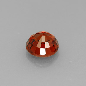 Granato spessartite naturale arancione da 1,09 ct, taglio rotondo, VVS-VS