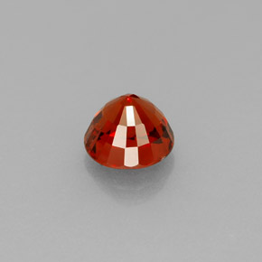 Granato spessartite naturale arancione da 0,84 ct, taglio rotondo, VVS-VS