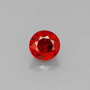 Granato spessartite naturale arancione da 0,83 ct, taglio rotondo, VVS-VS