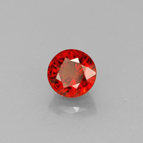 Granato spessartite naturale arancione da 0,83 ct, taglio rotondo, VVS-VS