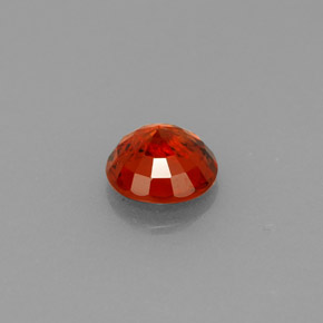 Granato spessartite naturale arancione da 0,65 ct, taglio rotondo, VVS-VS