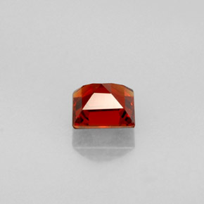 Granato spessartite naturale arancione da 0,34 ct, quadrato, VVS-VS