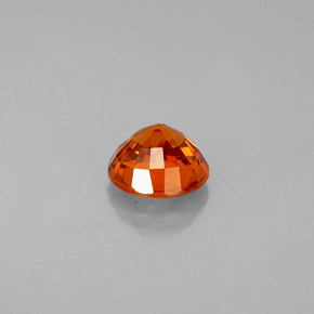 Granato spessartite naturale arancione da 0,82 ct, taglio rotondo, VVS-VS