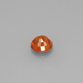 Granato spessartite naturale arancione da 0,73 ct, taglio rotondo, VVS