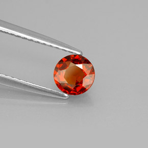 Granato spessartite naturale arancione da 0,67 ct, taglio rotondo, VVS