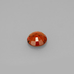 Granato spessartite naturale arancione da 0,67 ct, taglio rotondo, VVS