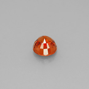 Granato spessartite naturale arancione da 0,89 ct, taglio rotondo, VS
