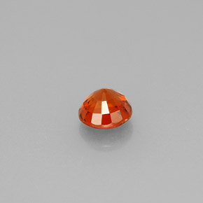 Granato spessartite naturale arancione da 0,79 ct, taglio rotondo, VVS-VS