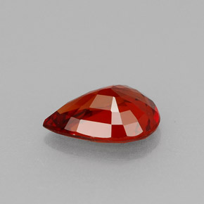 Granato spessartite naturale rosso da 1,03 ct, taglio a pera, VVS-VS