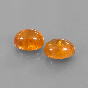 Granato spessartite naturale arancione da  ct, trasparente, trasparente/traslucido
