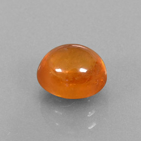 Granato spessartite naturale arancione da 3,16 ct, trasparente, trasparente/traslucido