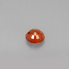 Granato spessartite naturale arancione da 0,64 ct, taglio rotondo, VS