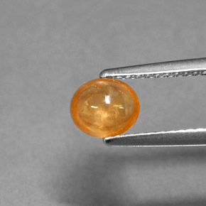 Granato spessartite naturale arancione da 1,01 ct, trasparente, trasparente/traslucido