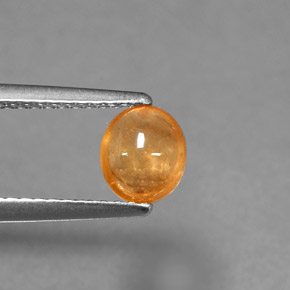 Granato spessartite naturale arancione da 1,01 ct, trasparente, trasparente/traslucido