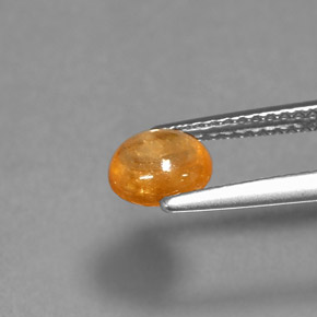 Granato spessartite naturale arancione da 1,01 ct, trasparente, trasparente/traslucido