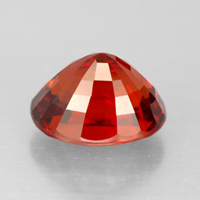 Granato spessartite naturale rosso da 3,18 ct, taglio ovale, VVS-VS