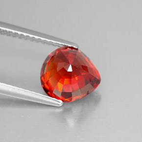 Granato spessartite naturale arancione da 3,32 ct, taglio a pera, VVS-VS