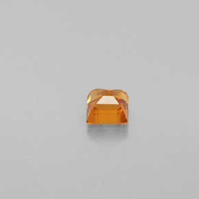 Granato spessartite naturale arancione da 0,33 ct, quadrato, VS