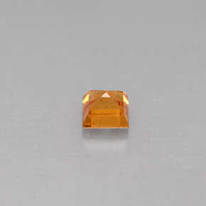 Granato spessartite naturale arancione da 0,39 ct, quadrato, VS
