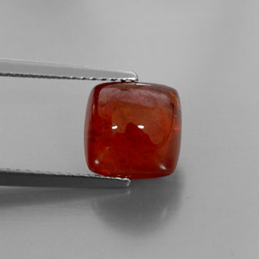 Granato spessartite Arancione naturale da 5.59 ct, Trasparente, Trasparente/Traslucido