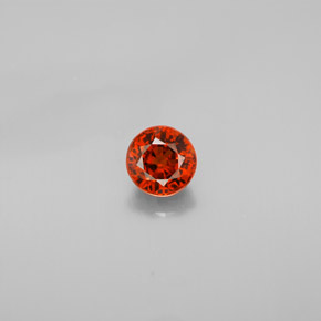 Granato spessartite naturale arancione da 0,85 ct, taglio rotondo, VVS-VS