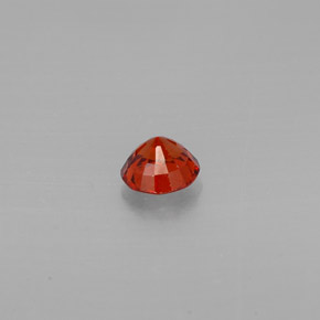 Granato spessartite naturale arancione da 0,80 ct, taglio rotondo, VVS
